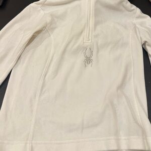Spyder, girls, fleece long sleeved base layer . Size 6.